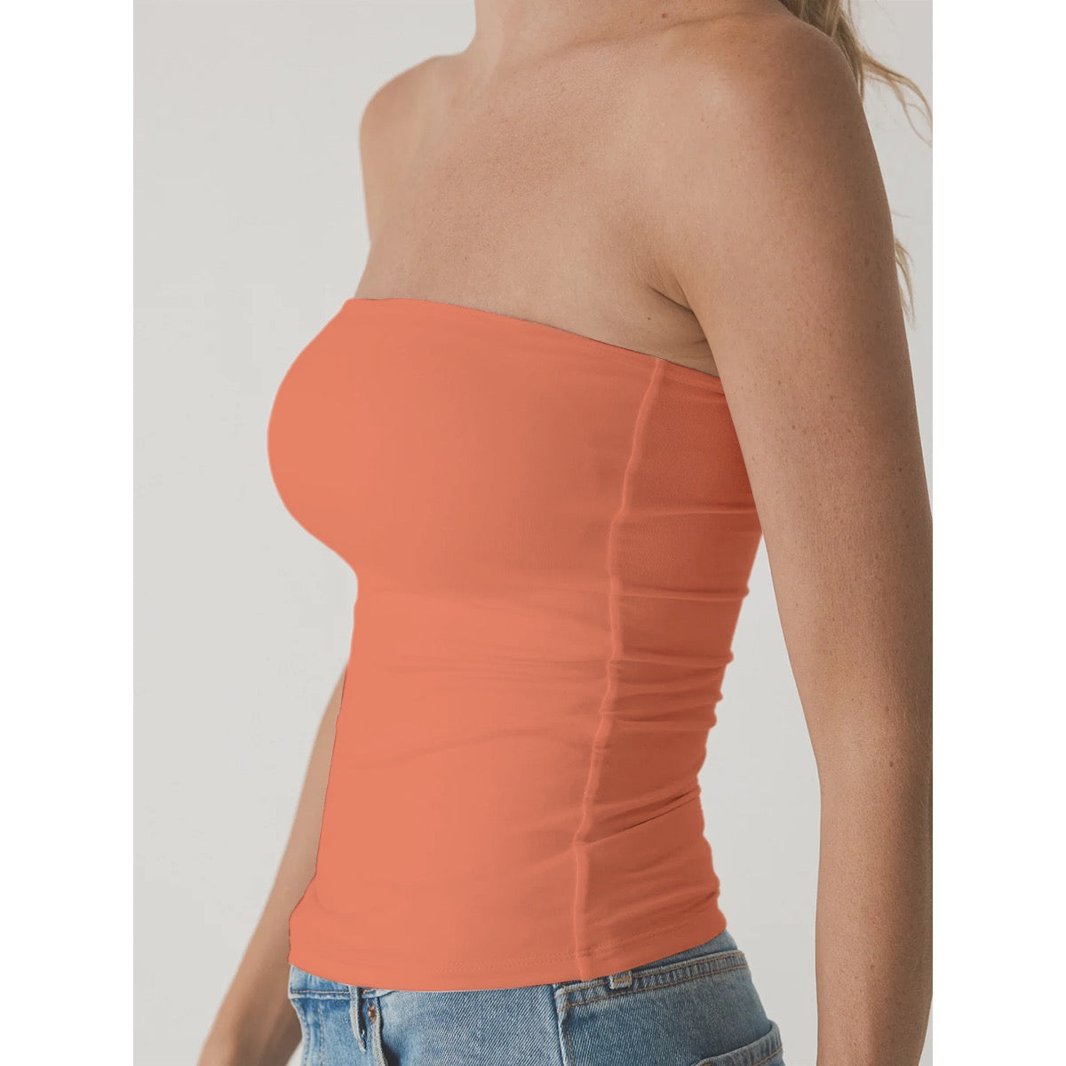 Women's Double-Layer Strapless Top