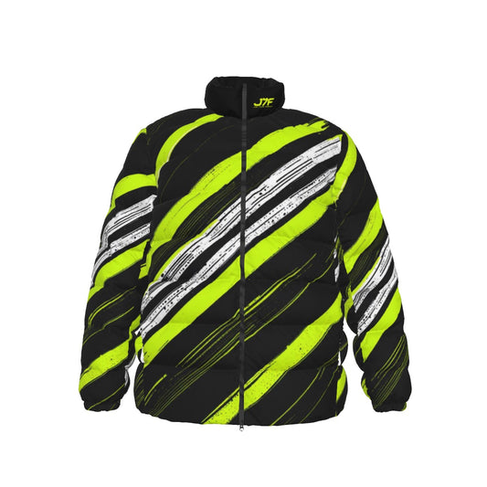 All-Over Print Unisex Stand collar slim down jacket