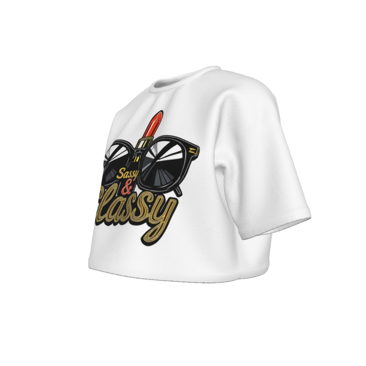 All-Over Print Women's Cropped T-shirt | 190GSM Cotton