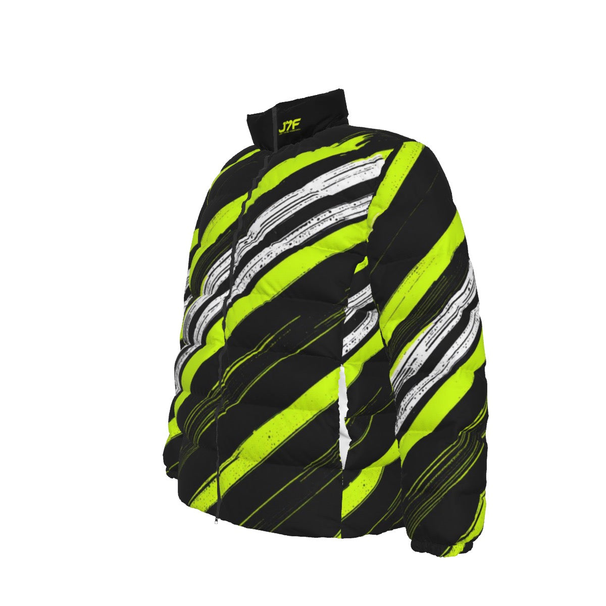All-Over Print Unisex Stand collar slim down jacket