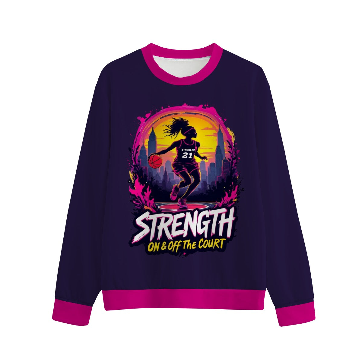 Women’s O-neck Sweatshirt | 310GSM Cotton