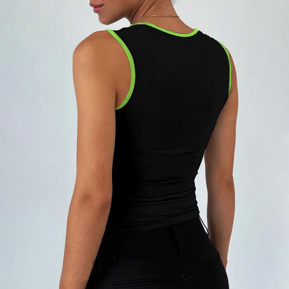 All-Over Print Women’s Sleeveless Square Neck Tank Top