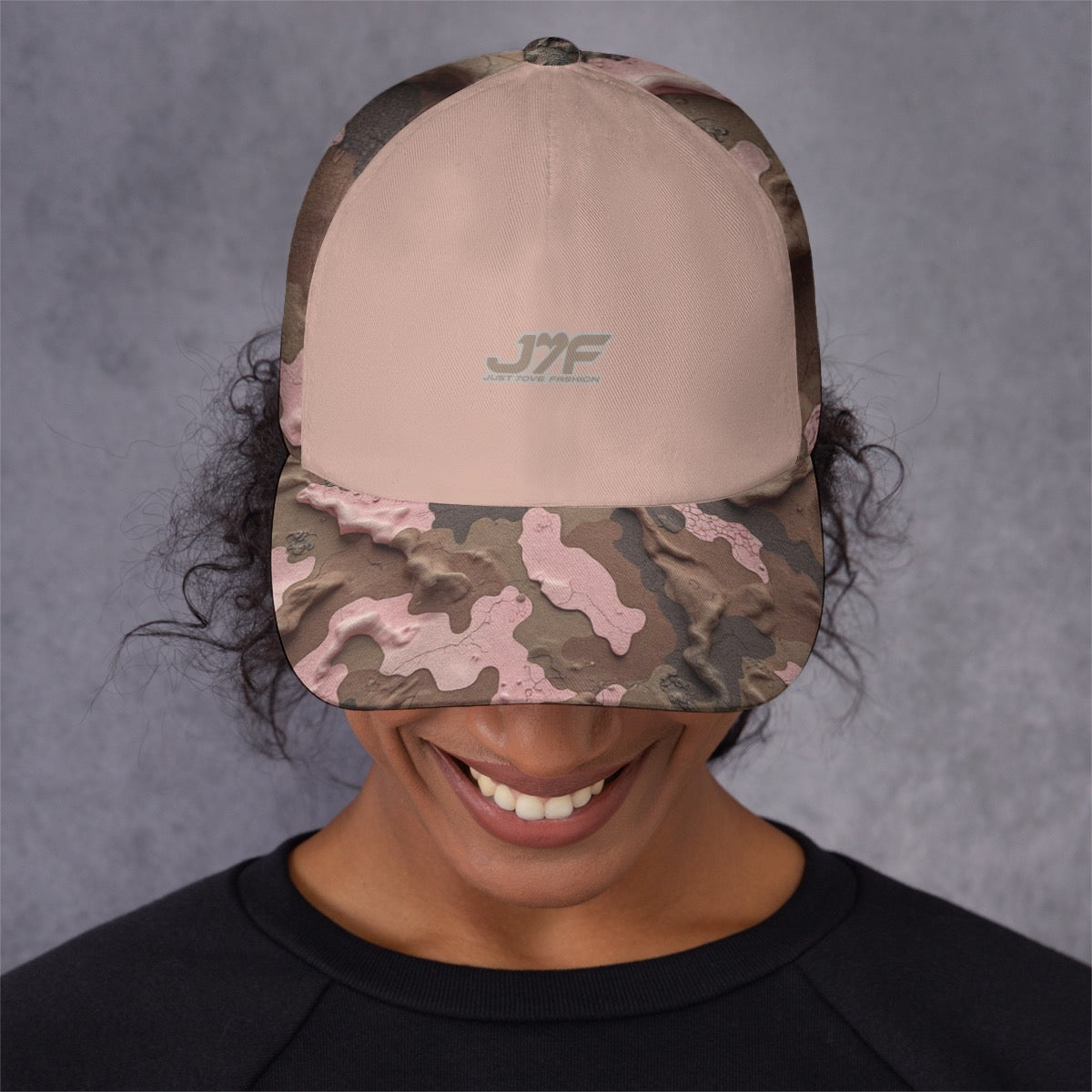 All-Over Print Peaked Cap With Box