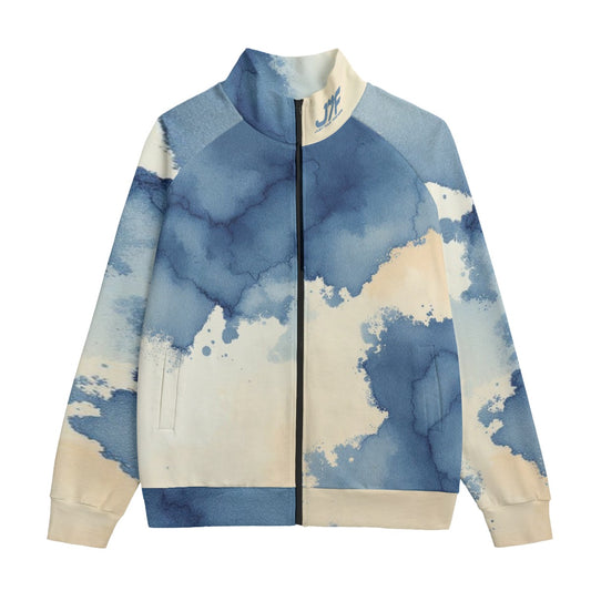All-Over Print Unisex Stand Up Collar Jacket With Raglan Sleeve | 310GSM Cotton