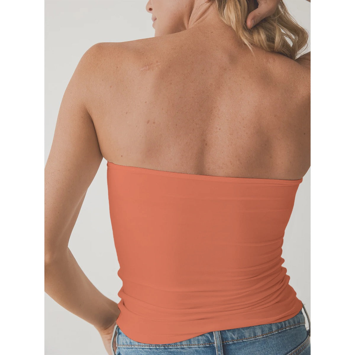 Women's Double-Layer Strapless Top