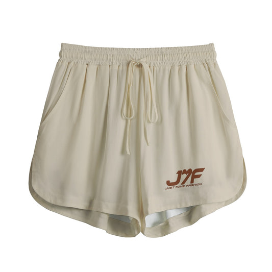 All-Over Print Women's Shorts With Drawstring | Rayon