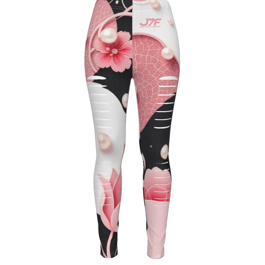 All-Over Print Women's Ripped Leggings