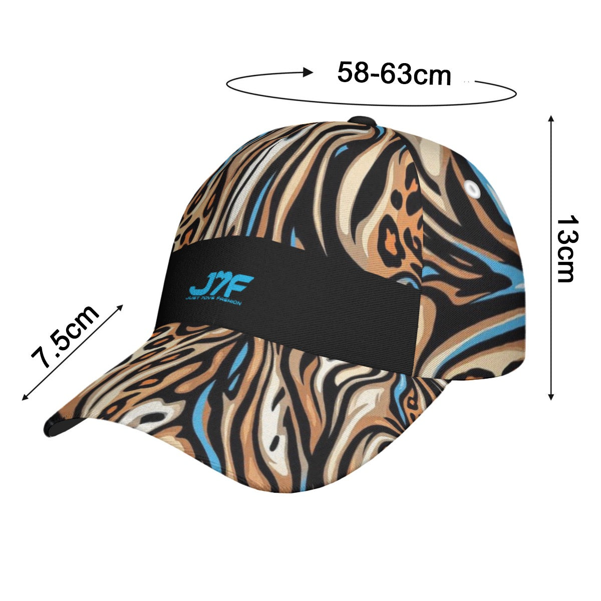 J7F Print Peaked Cap