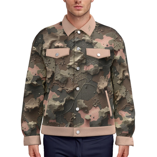 All-Over Print Unisex Lapel Jacket | 245GSM Cotton