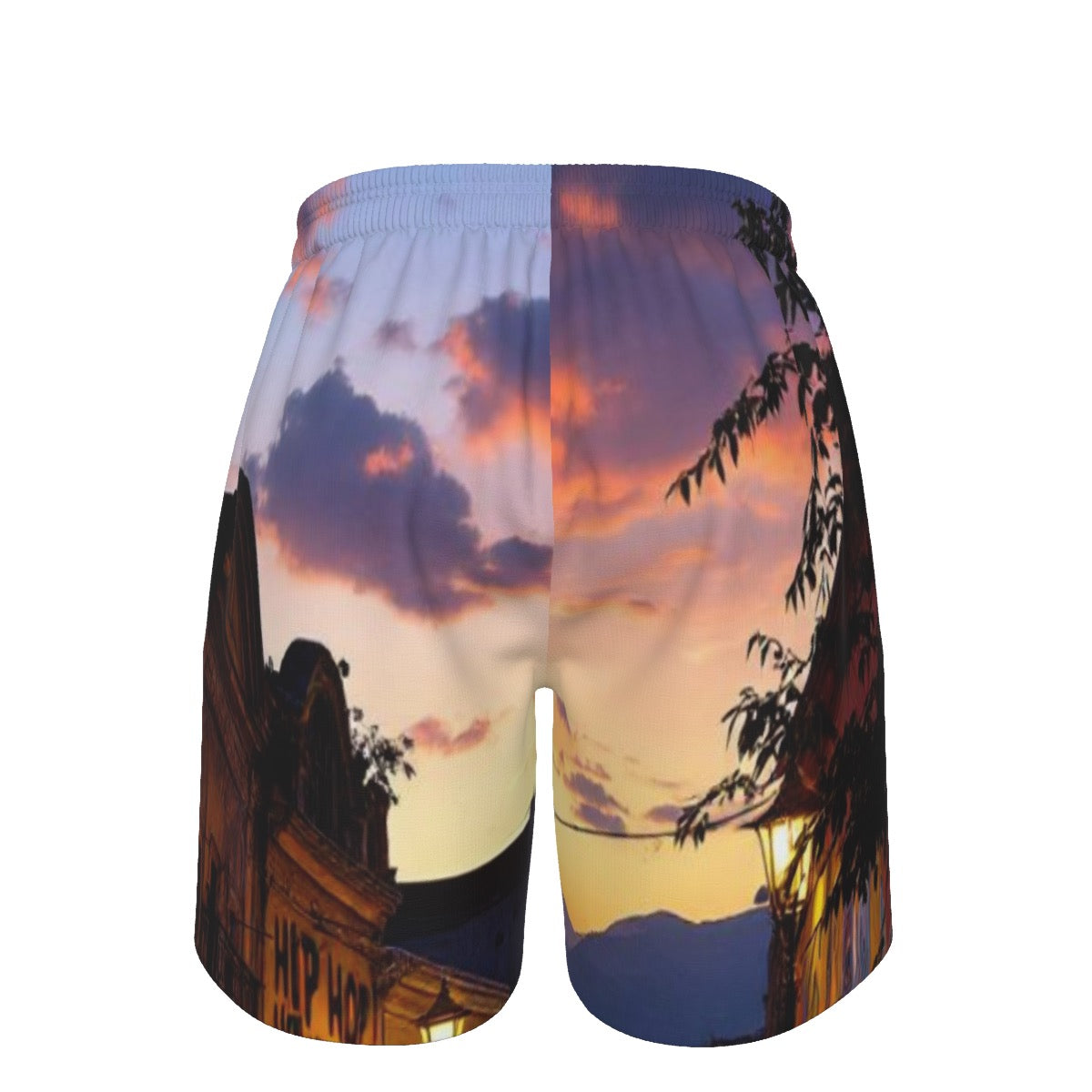 All-Over Print Men's Sports Short | 115GSM Cotton poplin