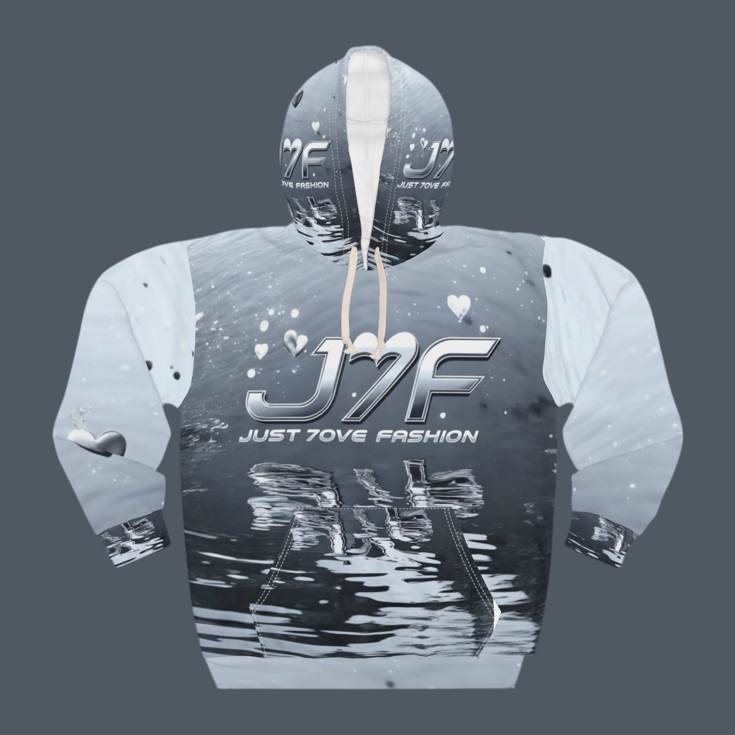 Heart thicker than water Hoodie (AOP)