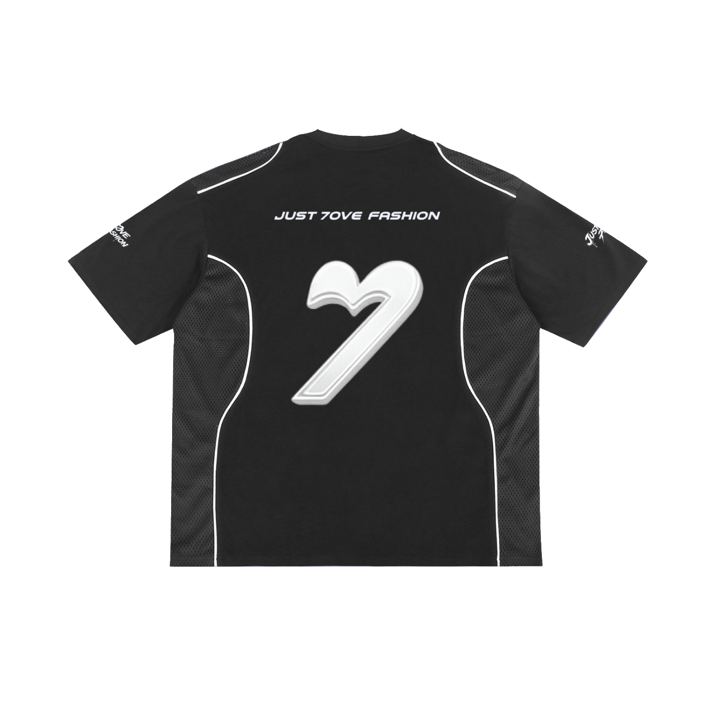 Contrast Piped Panel T-Shirt