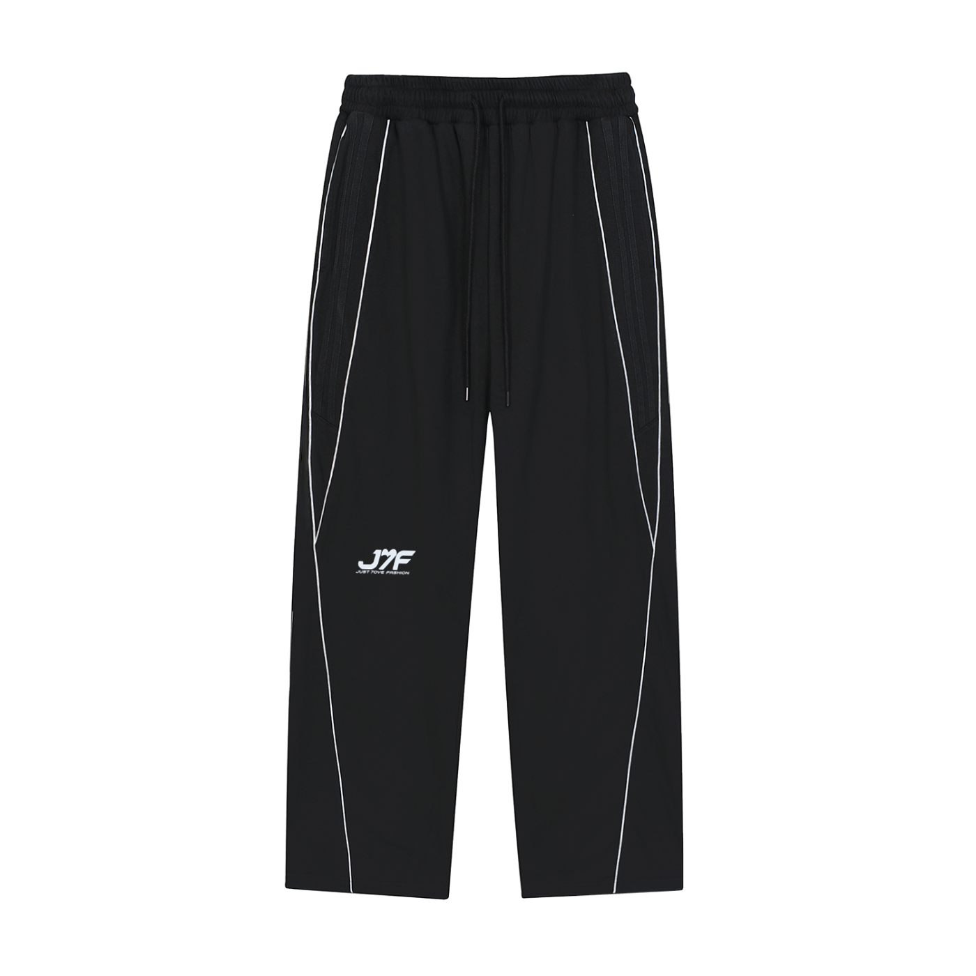 Reflection Striped Straight-Leg Sweatpants