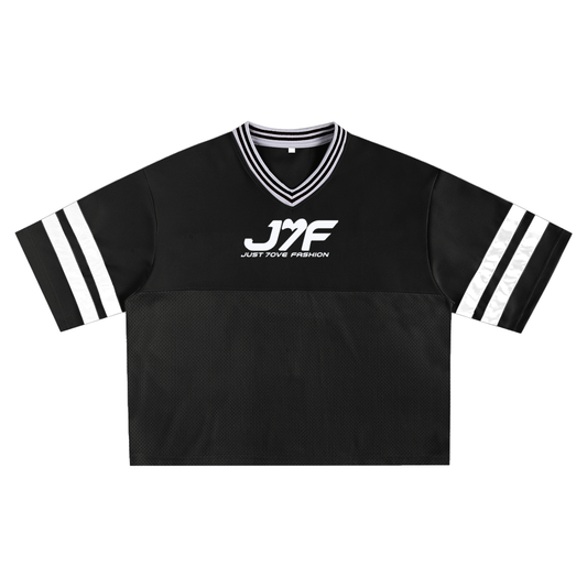 Taped Mesh Boxy T-shirt