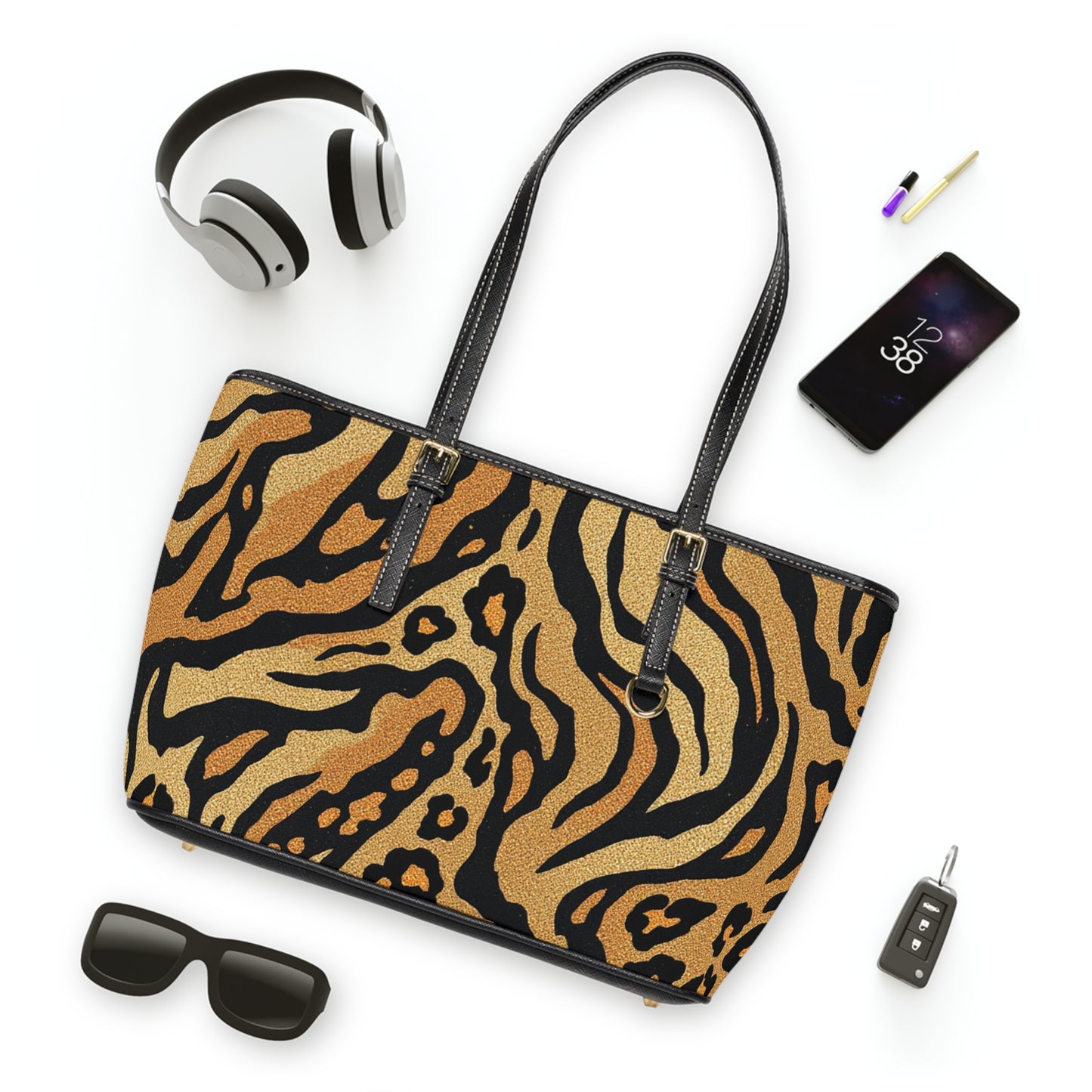 PU Leather Shoulder Bag