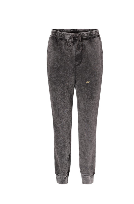 Embroidered logo Mineral Wash Fleece Pants