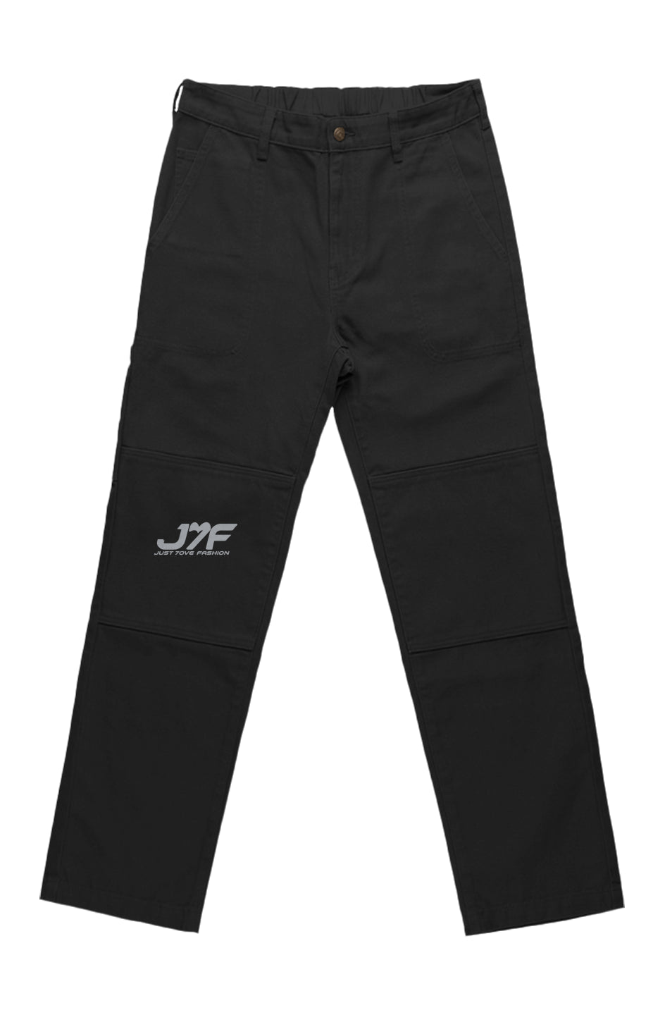 M embroidered cottonCanvas Pants