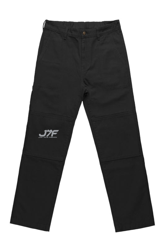 M embroidered cottonCanvas Pants