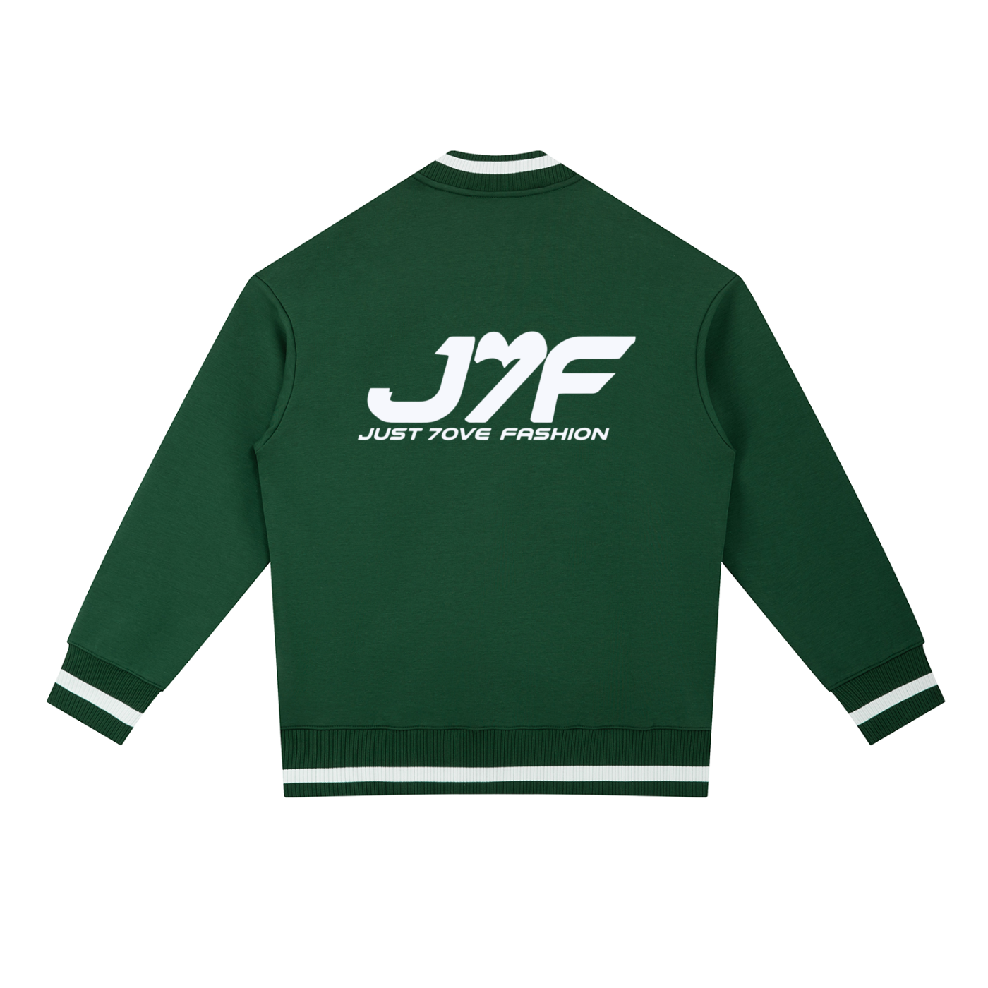 Contrast Piping Zip Bomber Jacket