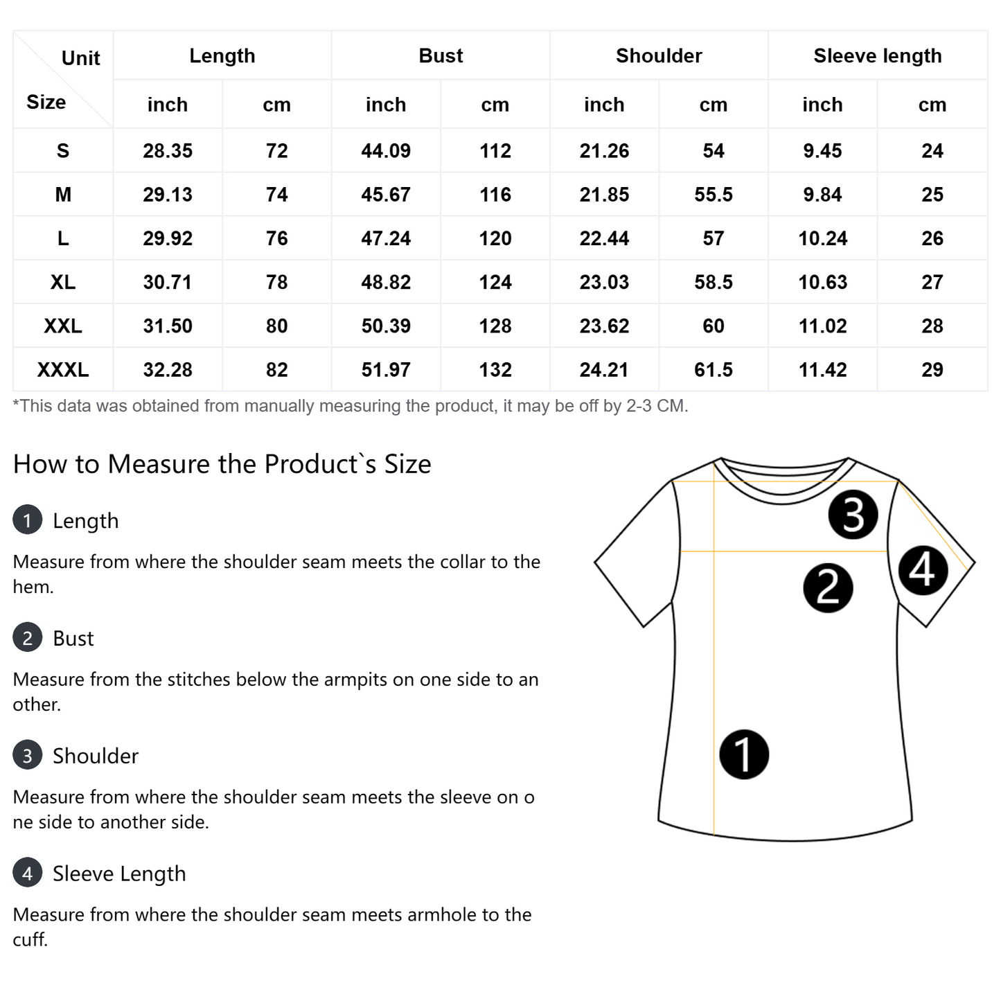 2 Side Simple Print Men's Distressed Cotton Vintage Casual T-Shirt