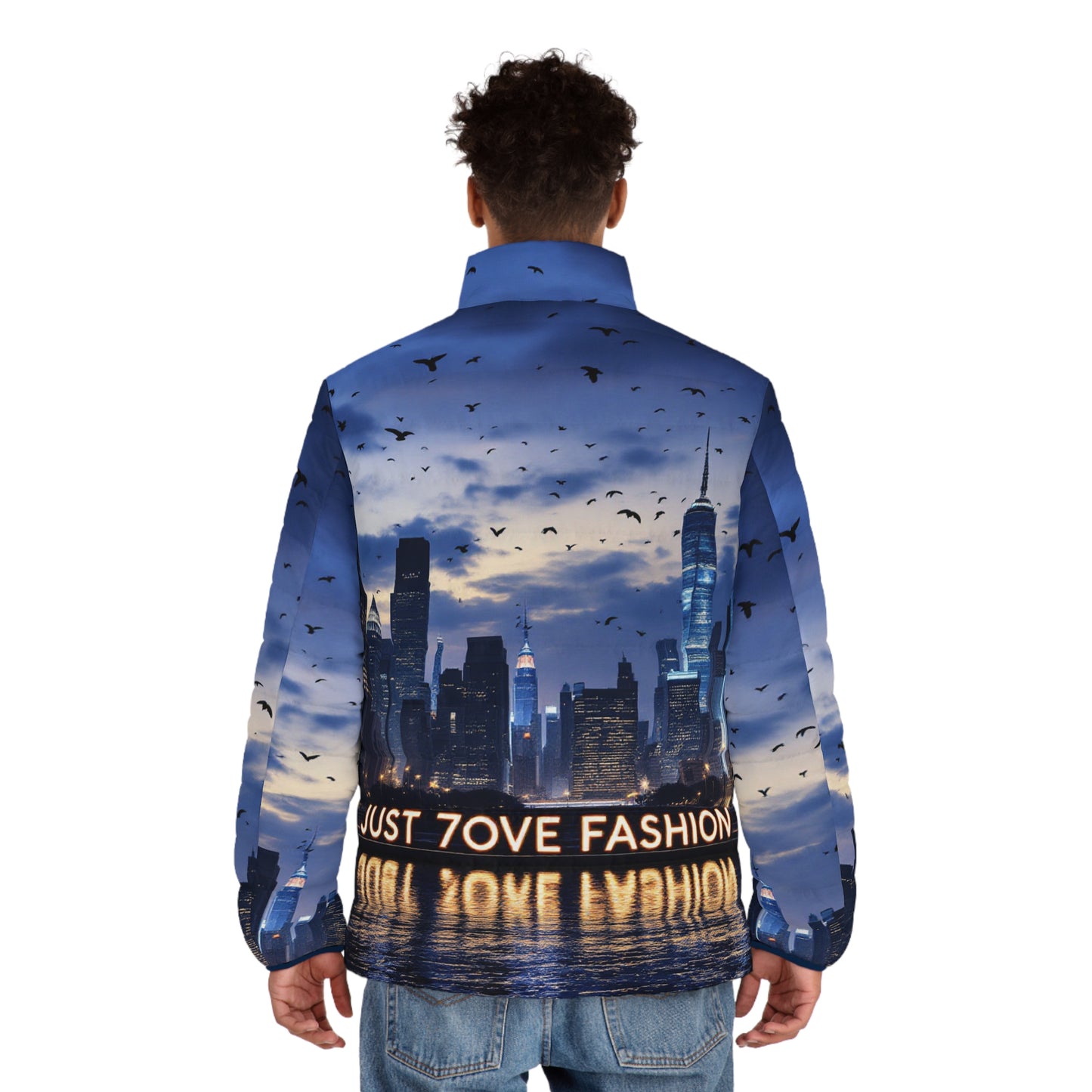 Men's Puffer Jacket (AOP)
