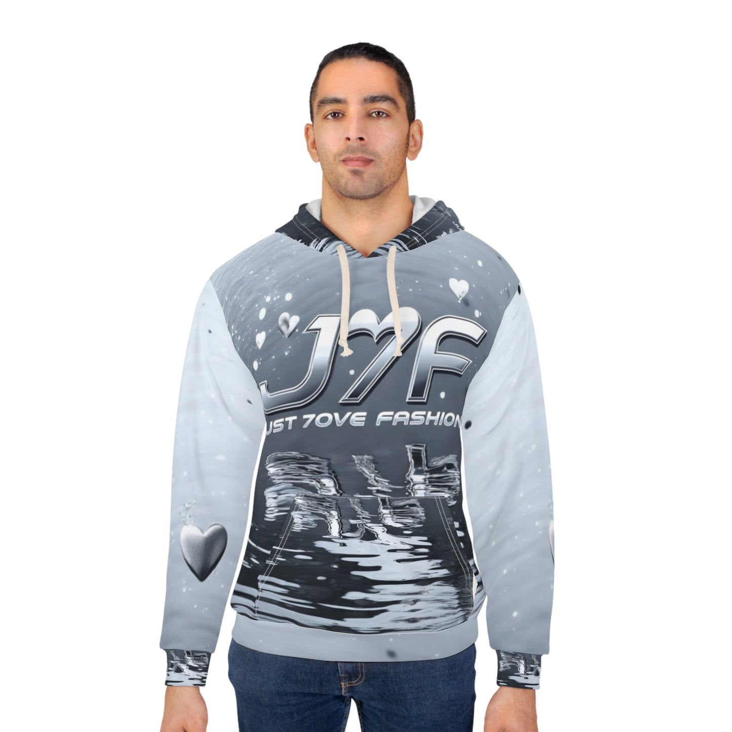 Heart thicker than water Hoodie (AOP)