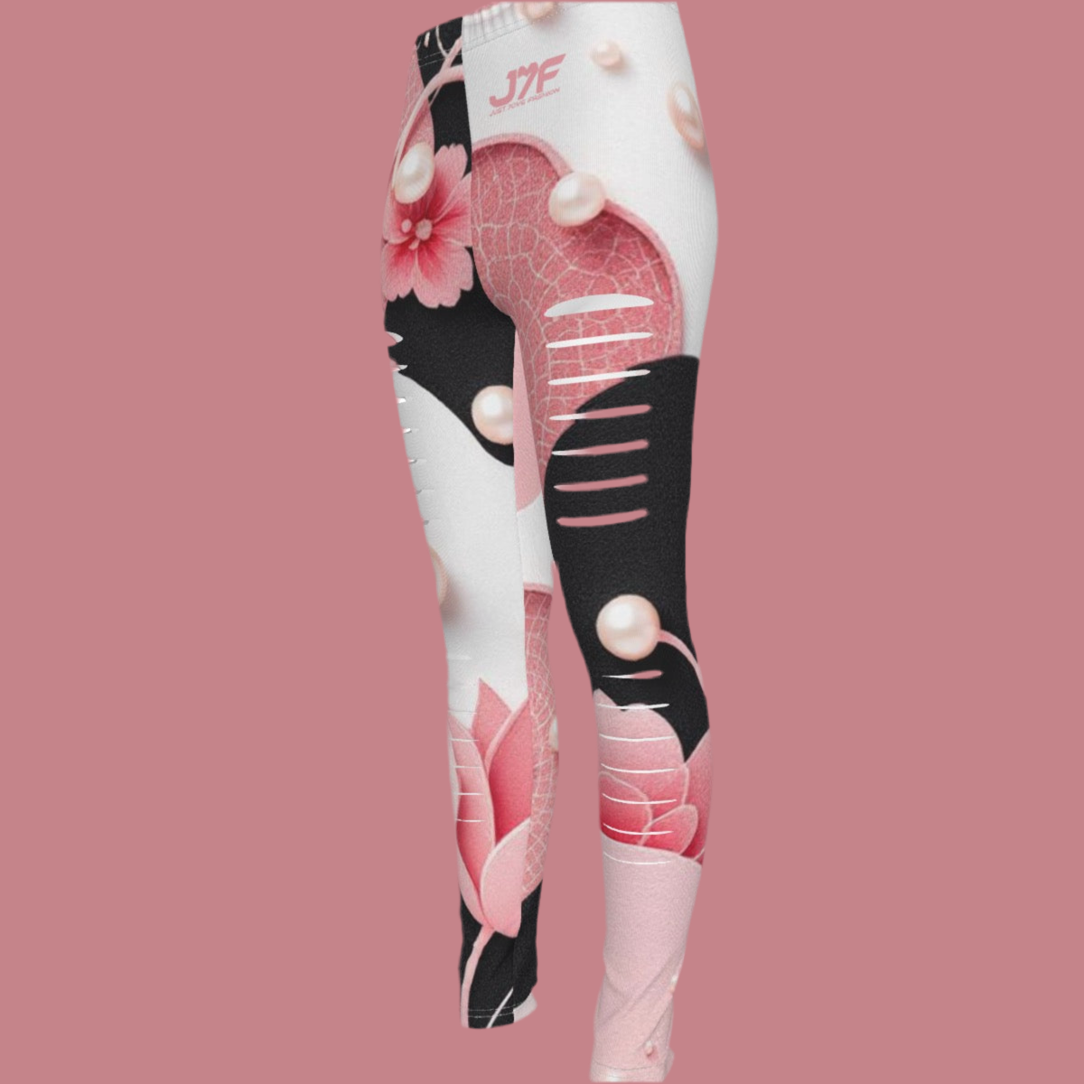All-Over Print Women's Ripped Leggings