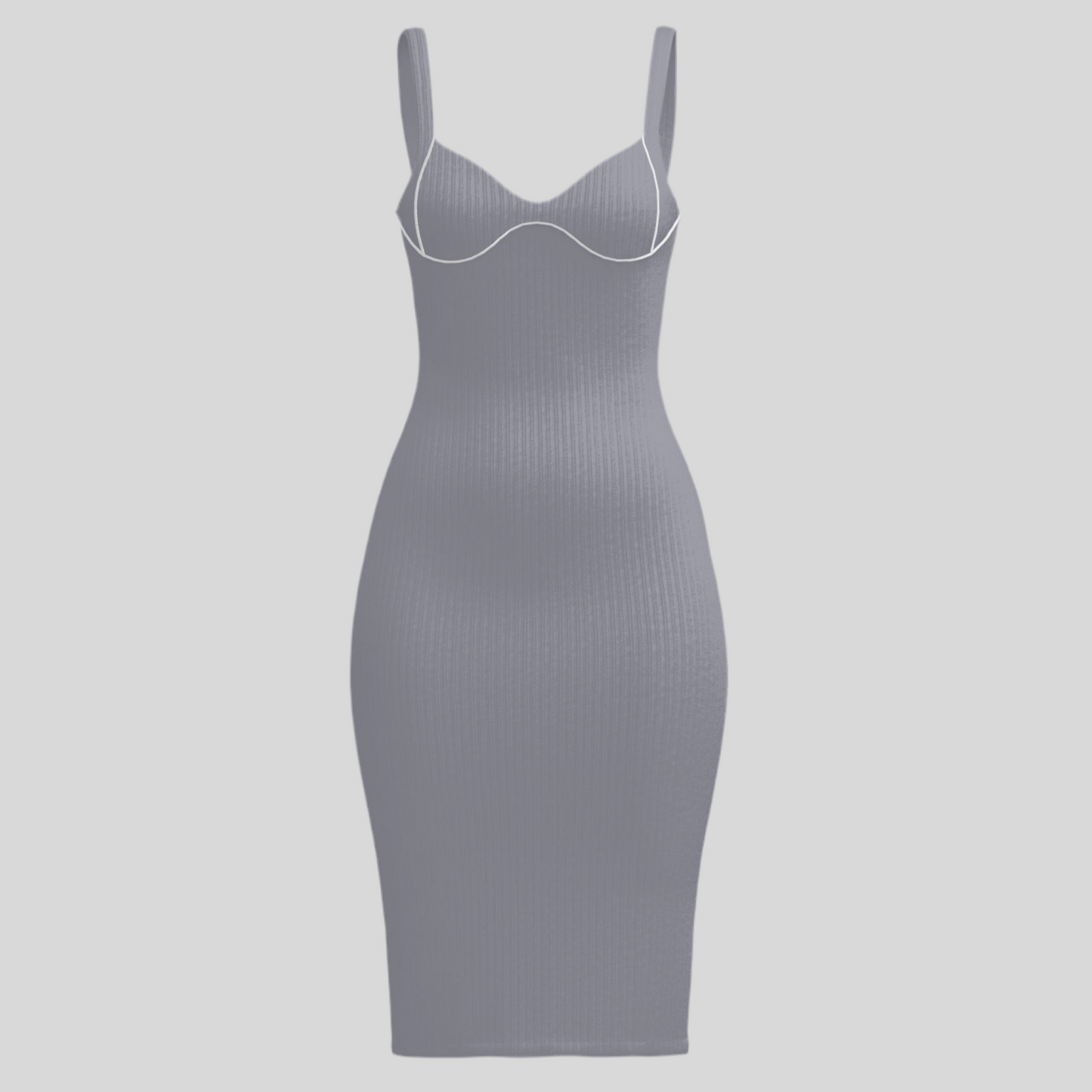 All-Over Print Women's Bodycon Dress-Stretch Pit Strips 240 GSM