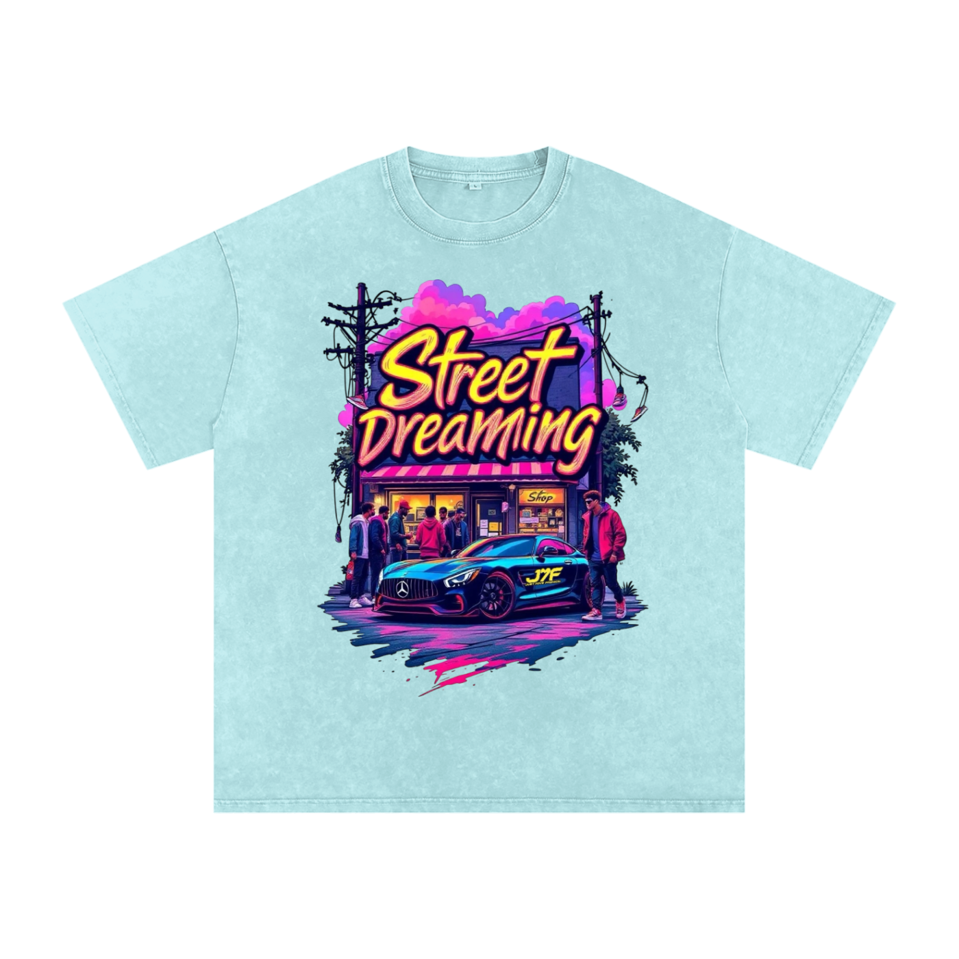 Acid Wash Oversize T-Shirt - 250 GSM