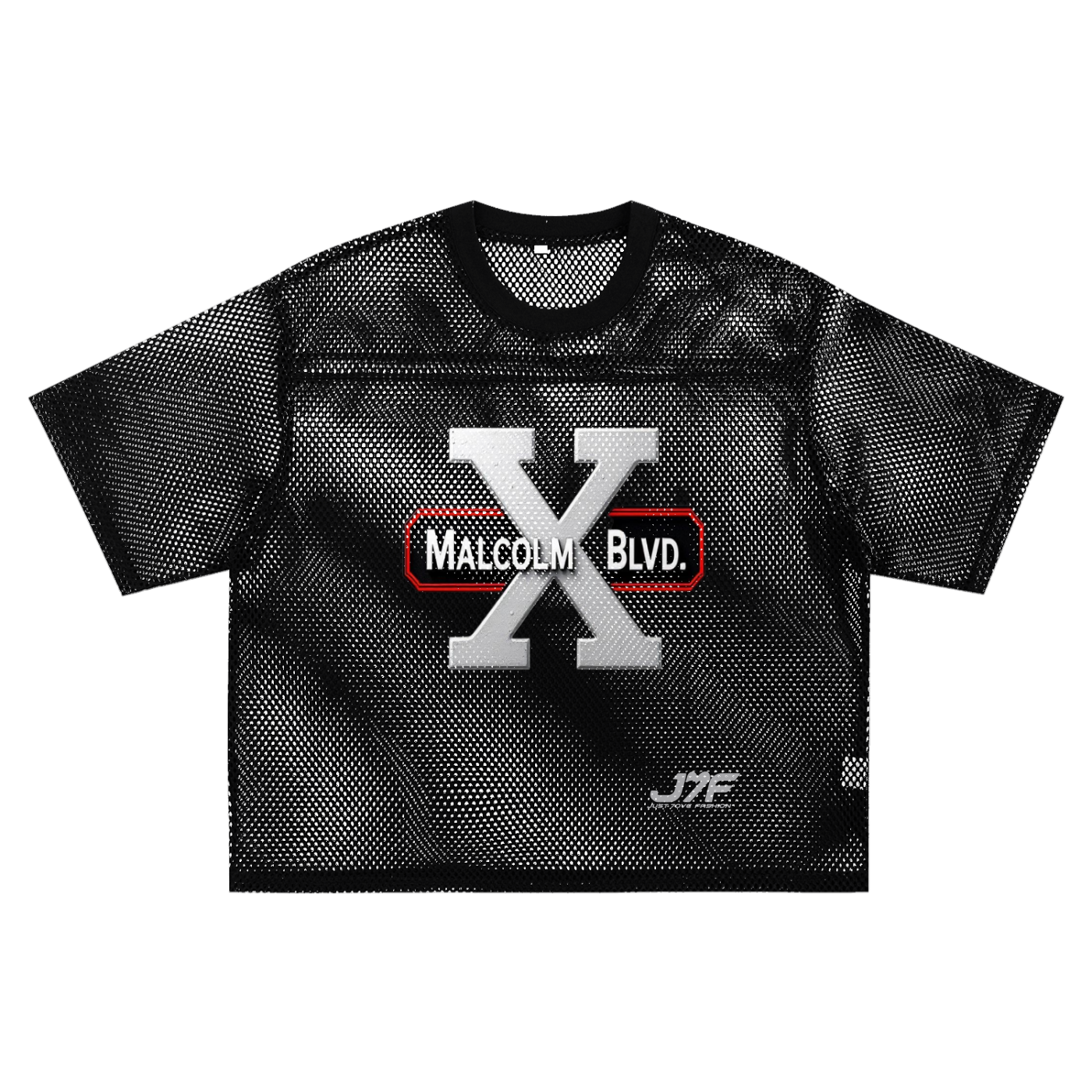 See-through Boxy Net T-shirt