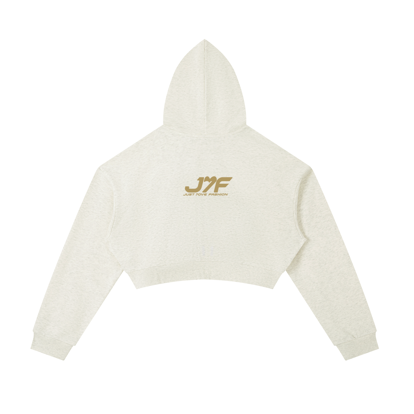 Essential Cropped Zip-Up Hoodie