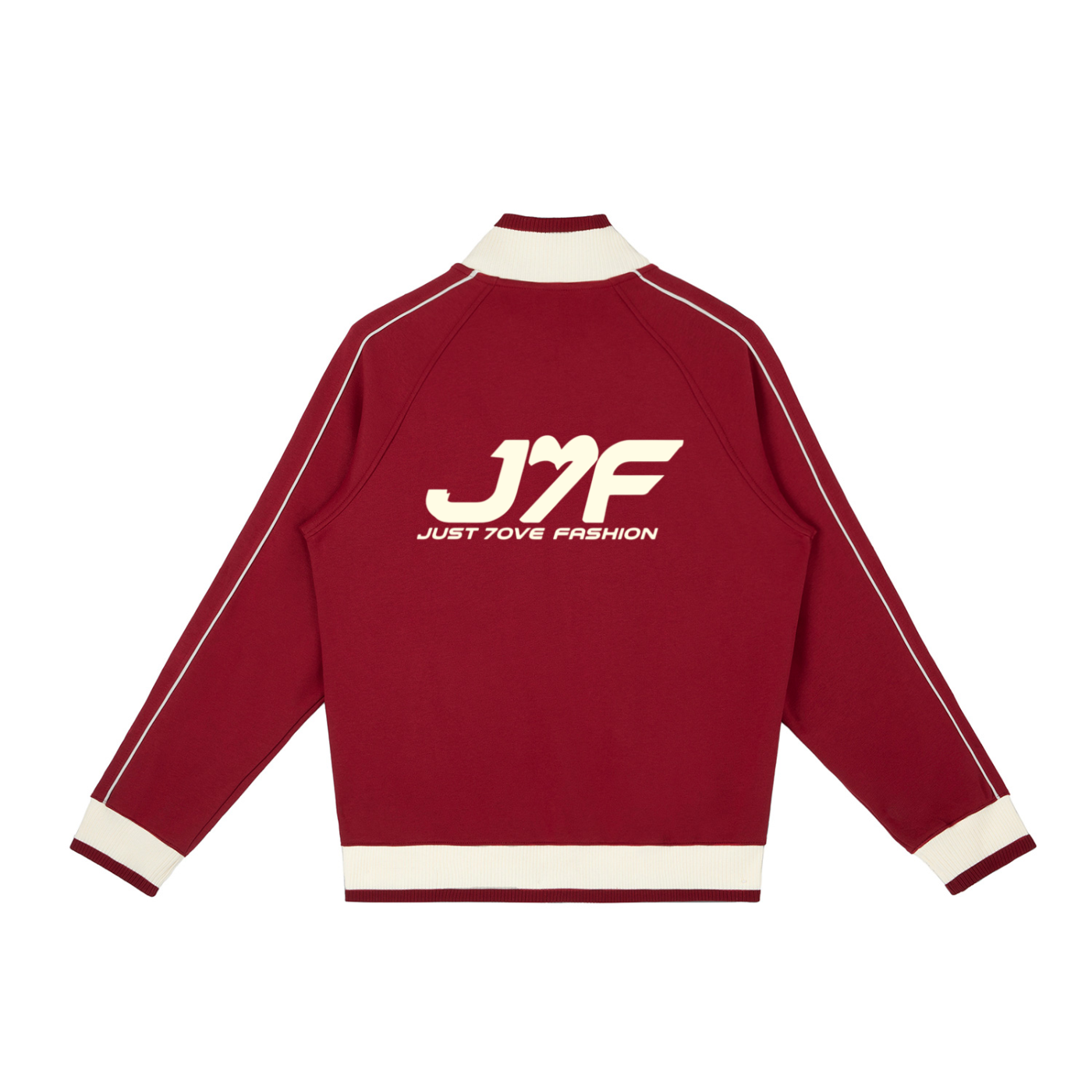 Color Block Raglan Sleeve Zip Track Jacket