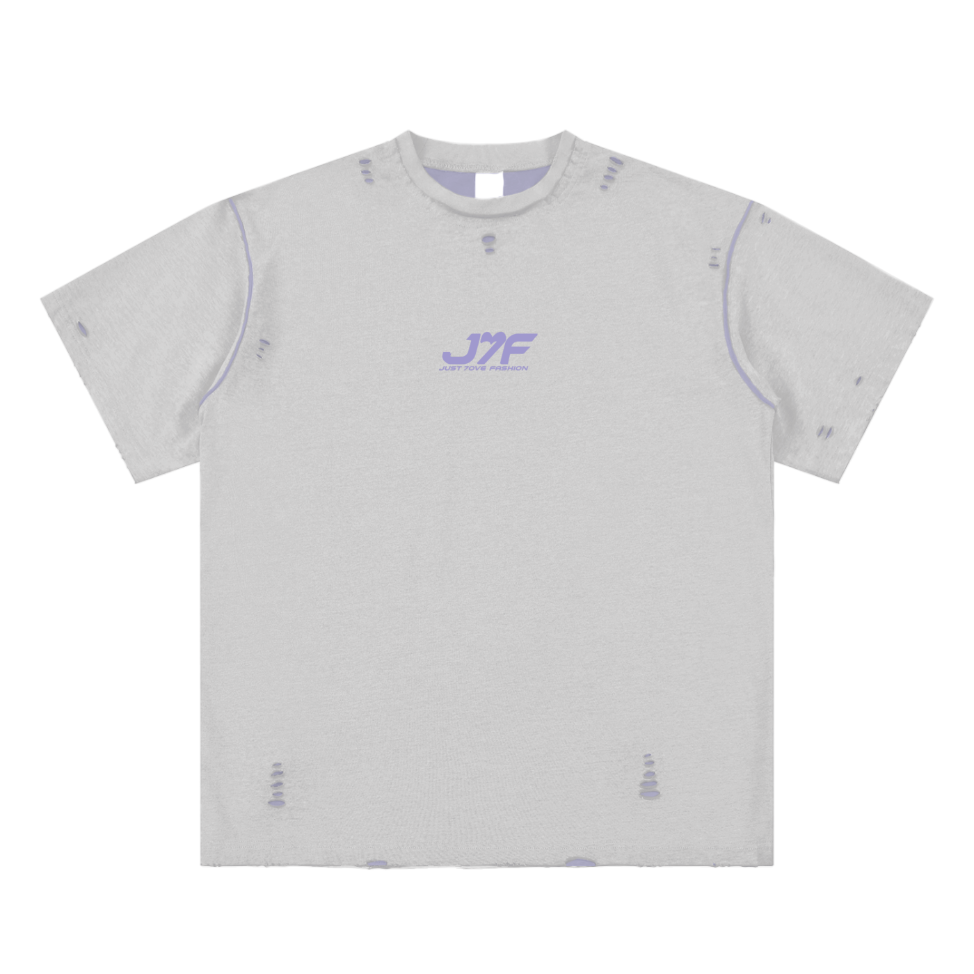 Hand-frayed Reversible T-shirt