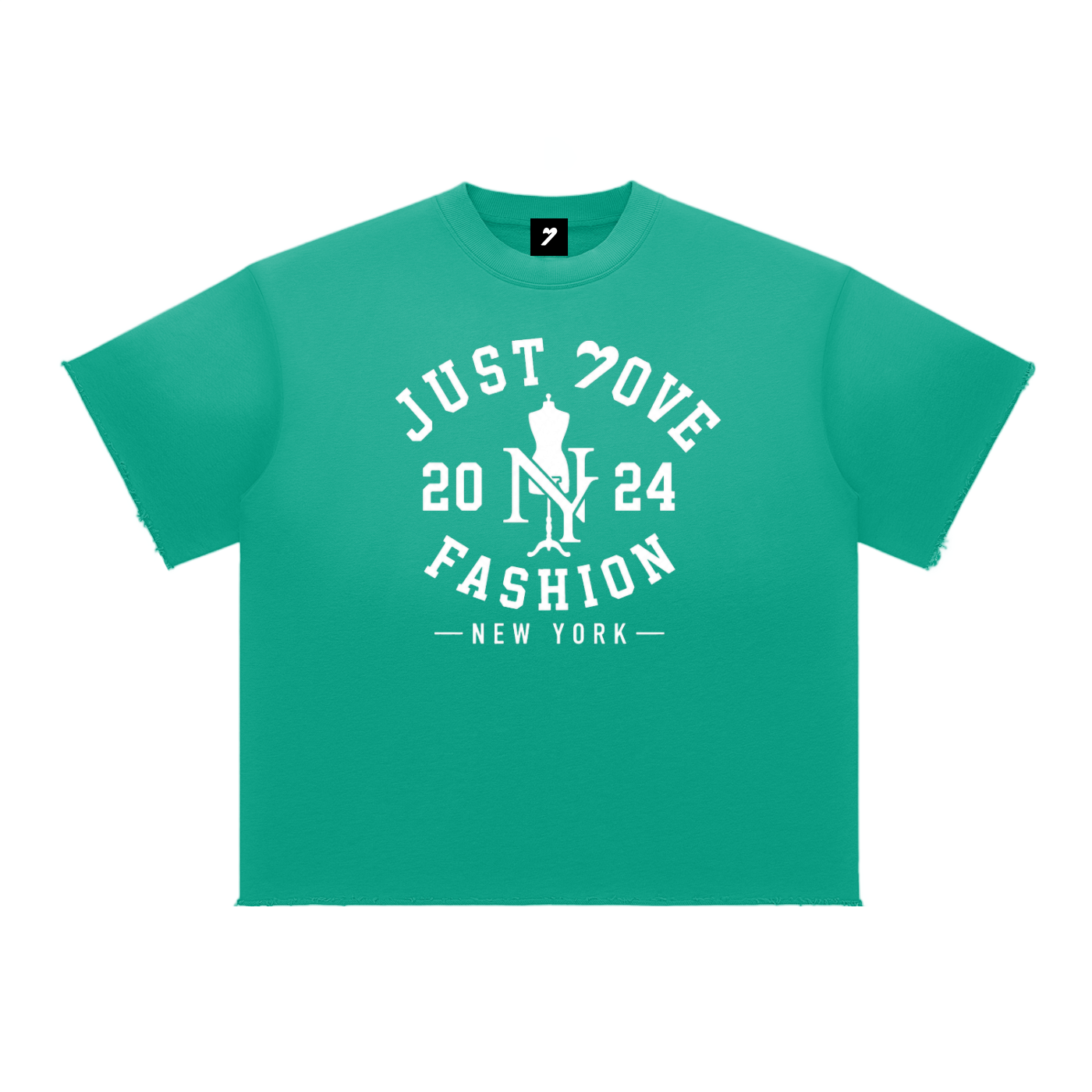 Sun Fade Raw Edge T-Shirt