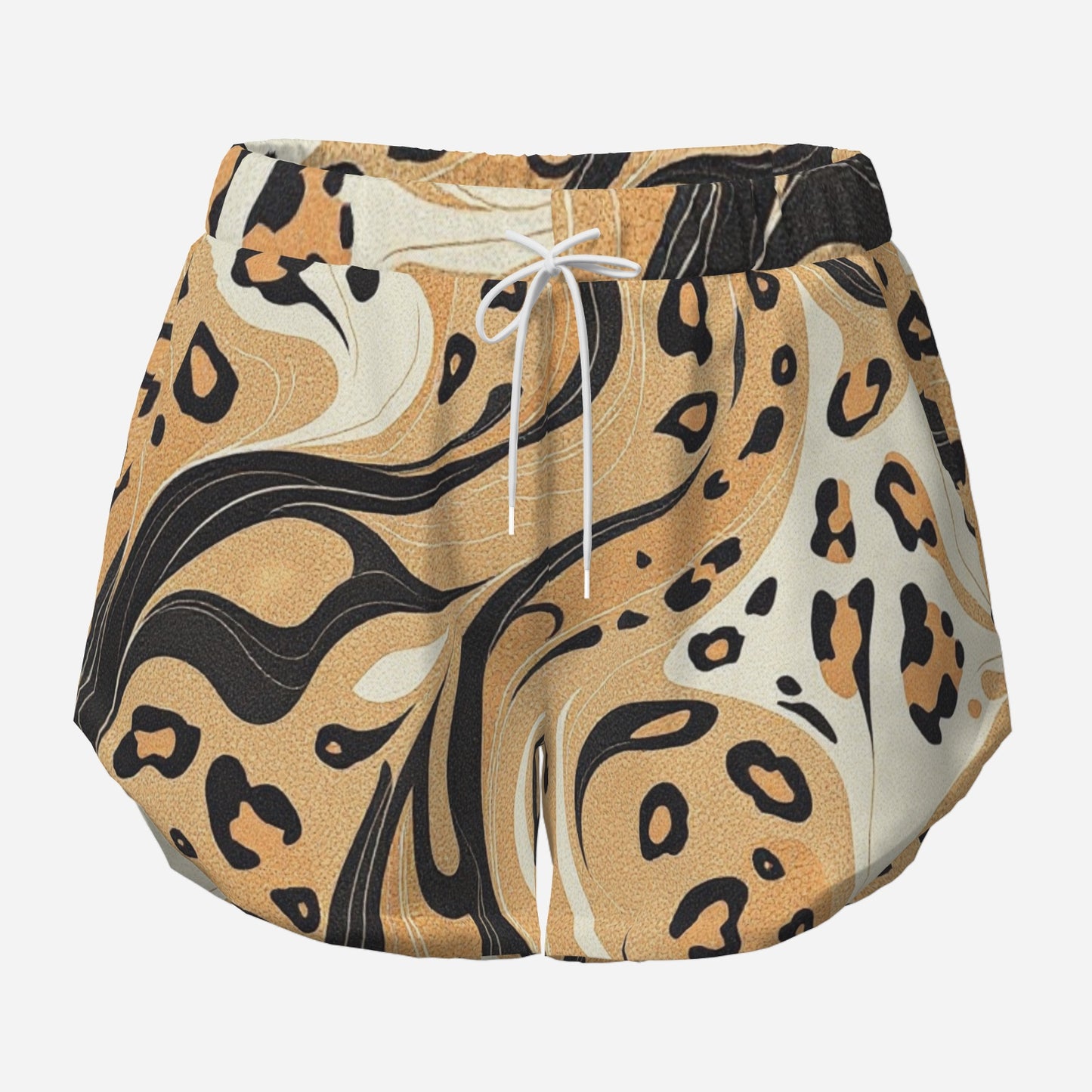 All-Over Print Women's Athletic Shorts with Liner
