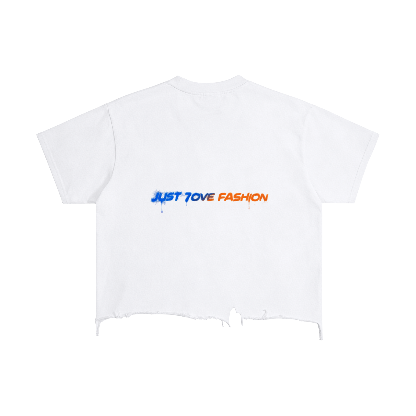 Vintage Wash Boxy Distressed Hem T-Shirt