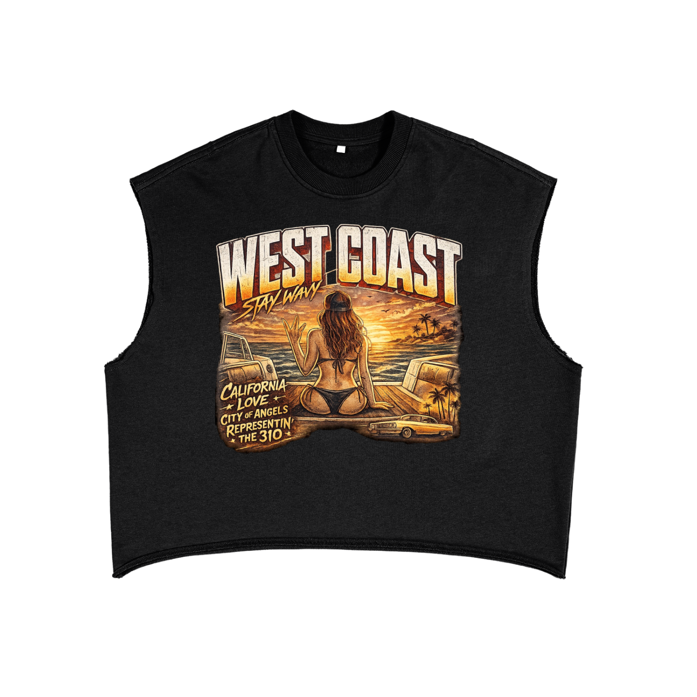 French Terry Boxy Tank Top
