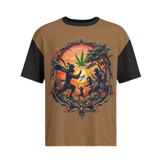 All-Over Print Men's Raglan Short Sleeve T-Shirt|180GSM COTTON