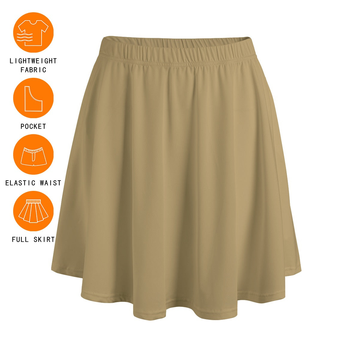 Women's Bazyrey Skirts With pocket