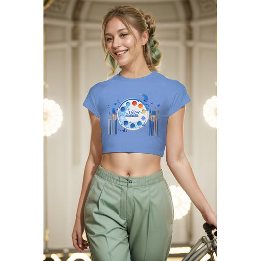 Women's Raglan Cropped T-shirt