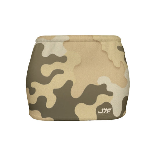 Women's Military Print Mini Skirt