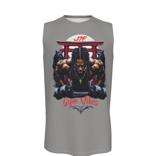 All-Over Print Men's O-neck Tank Top | 190GSM Cotton