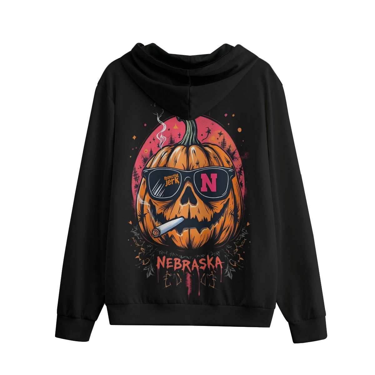 All-Over Print Unisex Pullover Hoodie With Zipper Closure | 310GSM Cotton