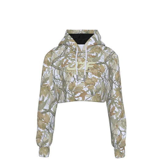 All-Over Print Women's Crop Top Hoodie