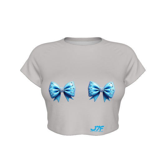 All-Over Print Women's Raglan Cropped T-shirt