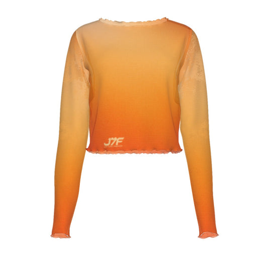 All-Over Print Women's Mesh Long Sleeves T-shirt