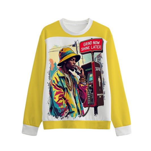 All-Over Print Unisex O-neck Sweatshirt | 310GSM Cotton