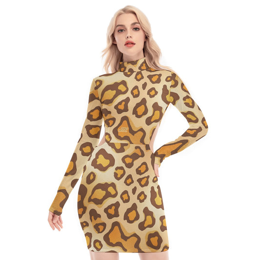 Women's Waist Hollow Hip Dress