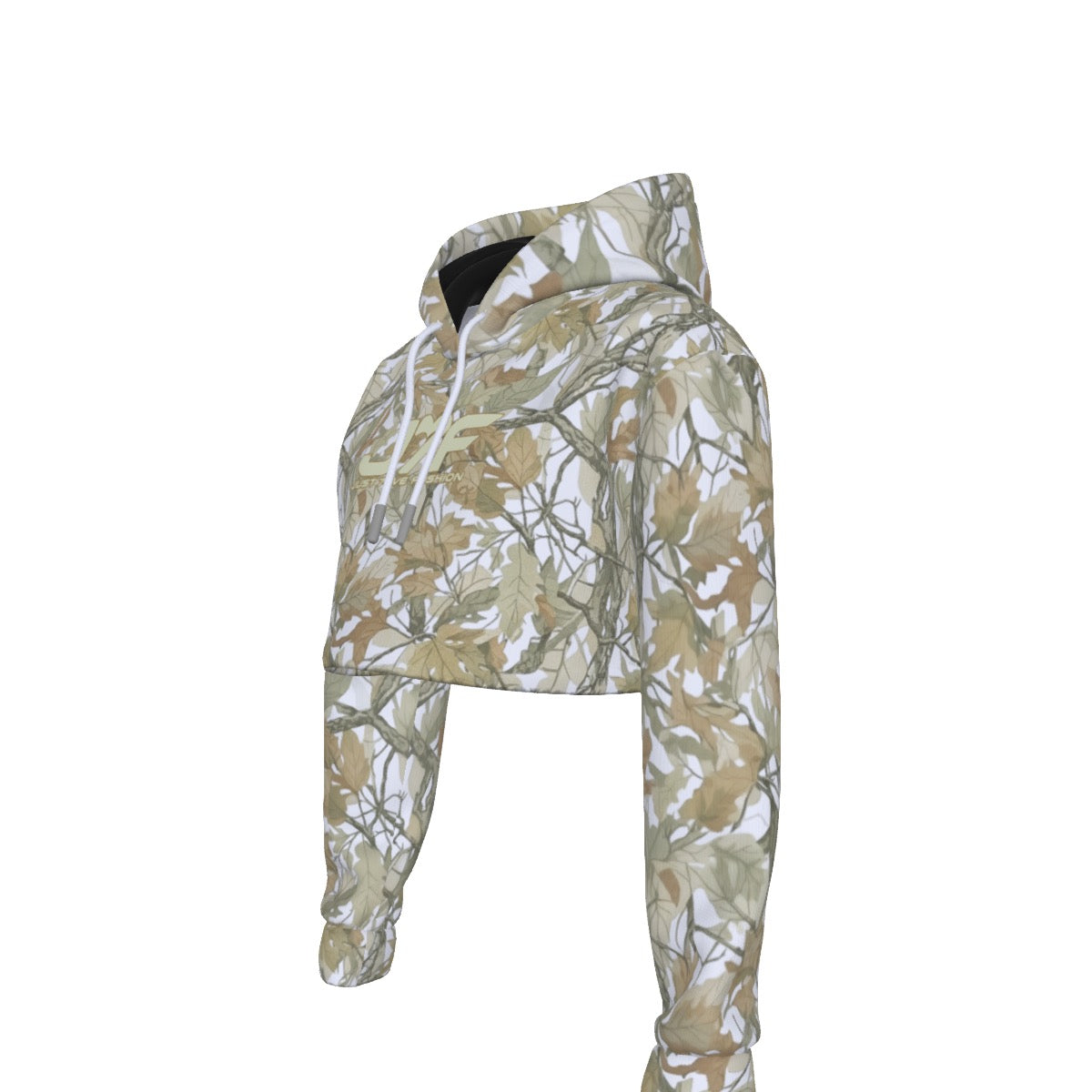 All-Over Print Women's Crop Top Hoodie