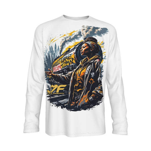 All-Over Print Men's Raglan Long Sleeve T-shirt  | 190GSM Cotton